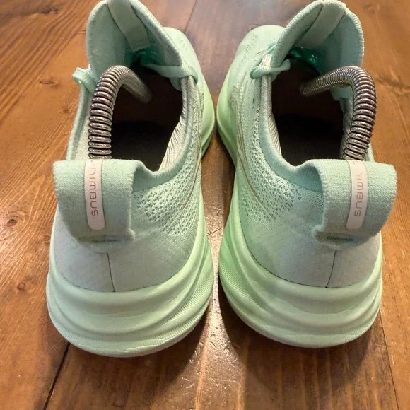 Asics Gel Nimbus 26 Womens Size 8D Wide Green Athletic Running Shoes Sneakers - Picture 3 of 8